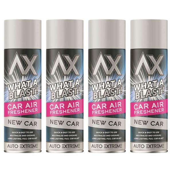 Auto Extreme 4X - What A Blast! New Car Car Air Freshener Spray 500ml