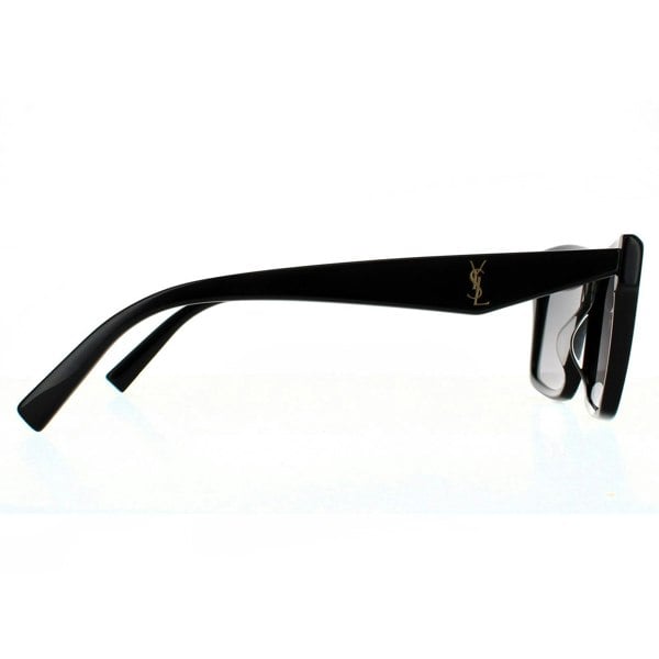 Saint Laurent Sunglasses SL M104 001 Shiny Black Grey Gradient