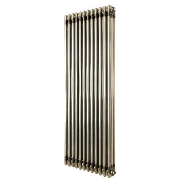 Monstershop Traditional 3 Column Radiator - 1500 x 560mm - Raw Metal