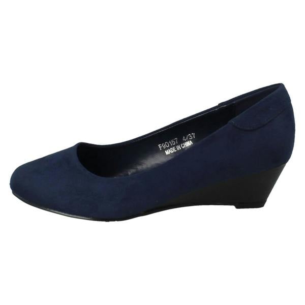 Spot On Ladies Spot On Wedge Heel Shoes F90157