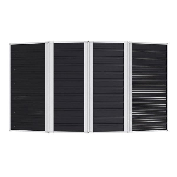 Large Galvanized Steel Acrylic Storage Shed Living and Home 