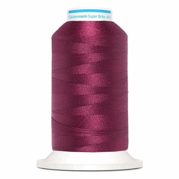 Gutermann Super Brite Polyester 40 Embroidery Thread 1000m Polyester Thread Suitable For Embroidery
