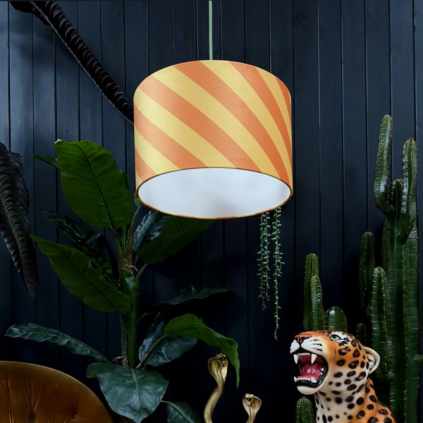 Love Frankie Marmalade Helter Skelter Velvet Lampshades