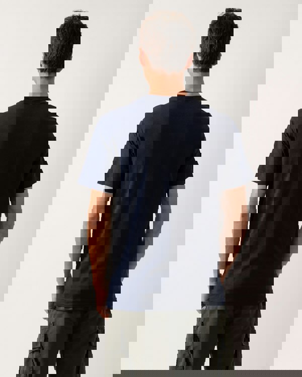 GANT Mens Graphic Short Sleeve T-Shirt - 433 Evening Blue - CHO - Designer Mens T-Shirts & Tops