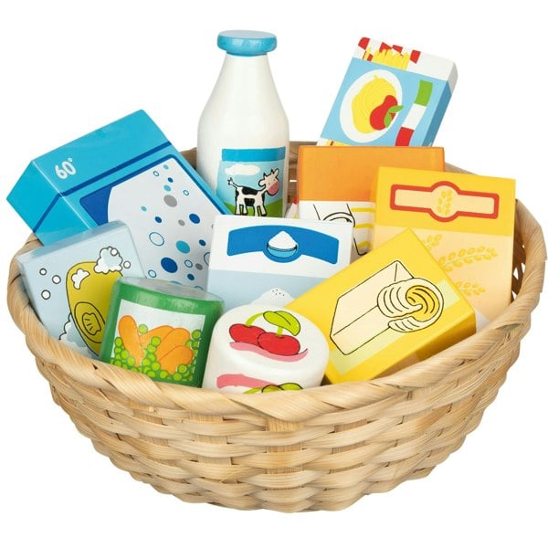 Goki Toy Shop Miniatures in a Basket