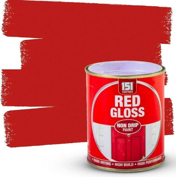 151 12X Red Gloss Non-Drip Paint 300ml