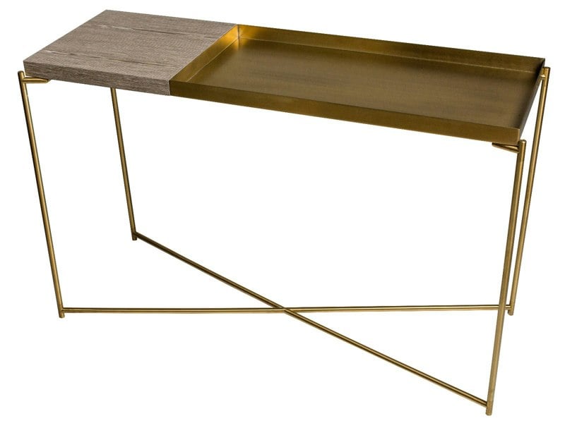 Large Console Table With Large Tray Top by Gillmore