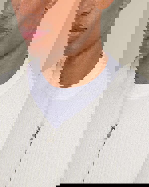 Larsson & Co Lihme - Ribbed V-Neck Cardigan