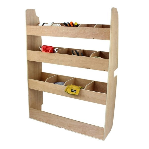 T-mech 11sqm Anthracite Van Lining, Glue & Ford Transit Custom Rack