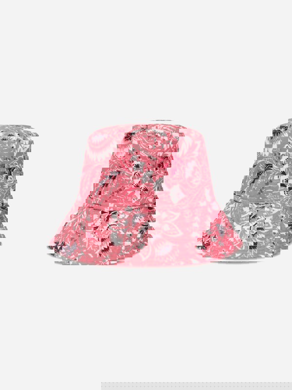 Etro Kids Floral Paisley Hat in Pink