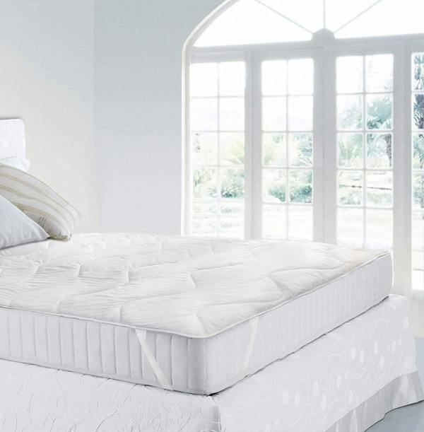 Dyzi Double Size Electric Heated Mattress Topper Dual Control Under Blanket