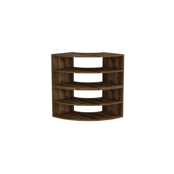 Destina Home Melitta Corner TV Stand with Shelving Unit