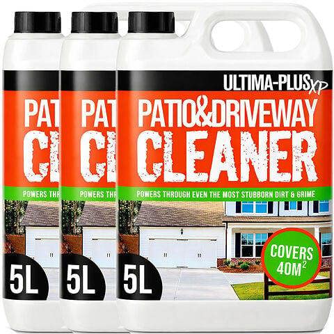 Ultima Plus XP Ultima-Plus XP Patio & Driveway Cleaner Deeply Cleans to Remove Stains Grime and Dirt for Patios Driveways Block Paving 15L