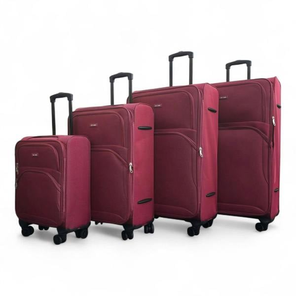 Infinity Luggage Expandable Soft 8 Wheel Lightweight Suitcase Luggage Travel Bags Set