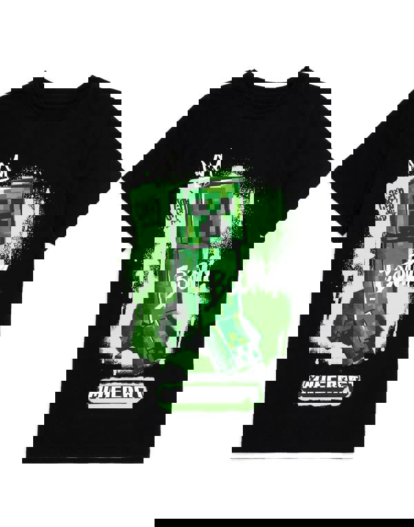 Minecraft Boys Multicoloured Character All-Over Print Multi-Pack of 2 Short-Sleeved T-Shirts