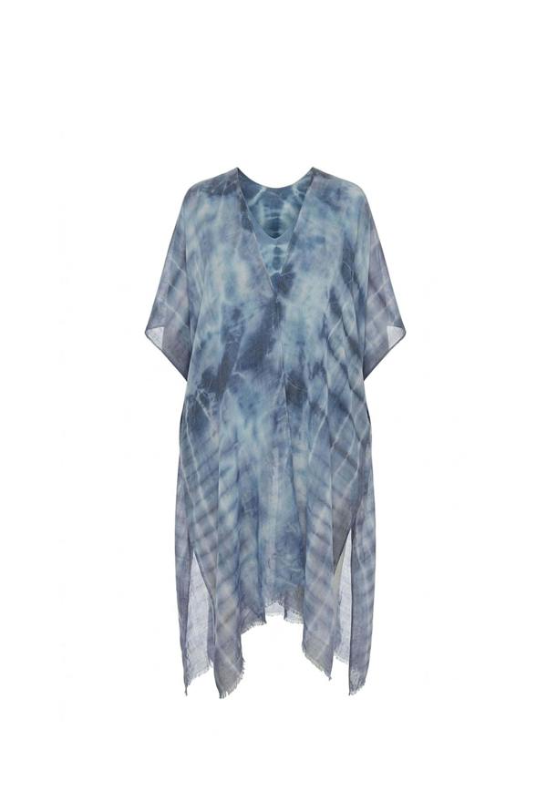 James Lakeland Blue Boho Tie-Dye Kaftan