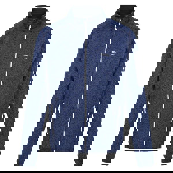 Regatta Mens Newhill Marl Full Zip Fleece Jacket - Navy - 