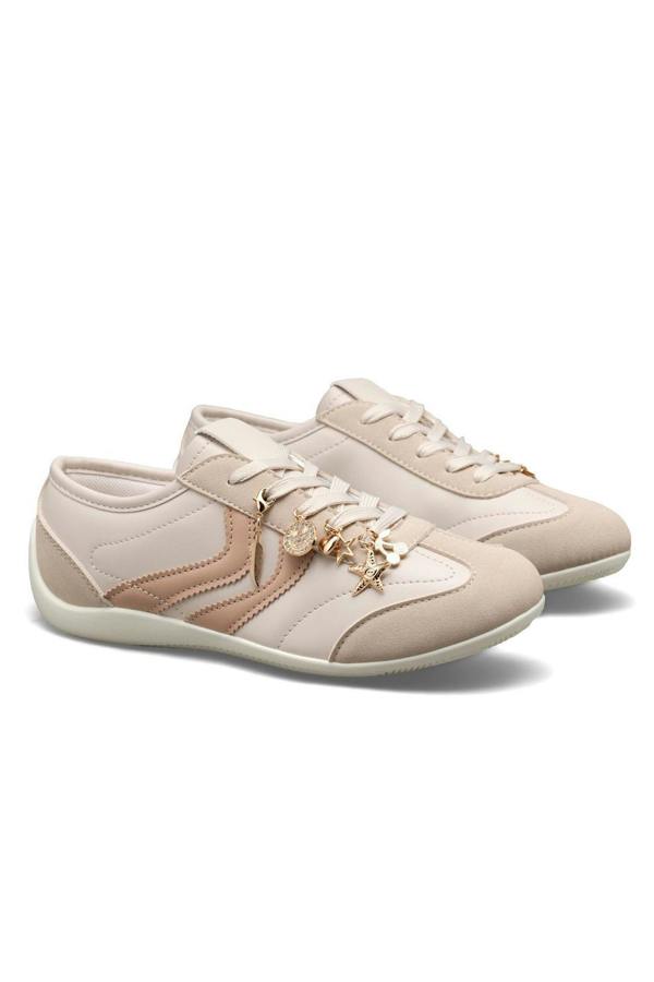 Love Lemonade Sparkly Charm Horizon Trainers Nude