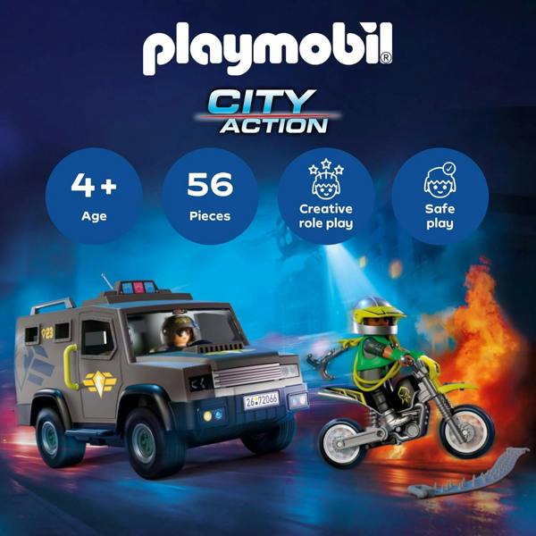 Playmobil SWAT Police Truck - 72066 Playset