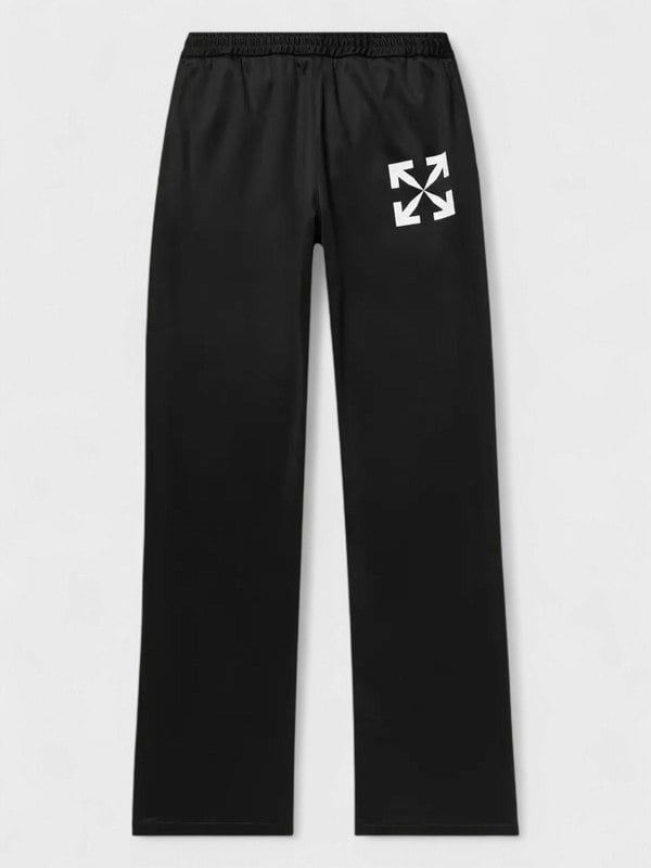 Off - White Single Arrow Slim Trackpant Pants Black/White - Supplied FashionOff - White