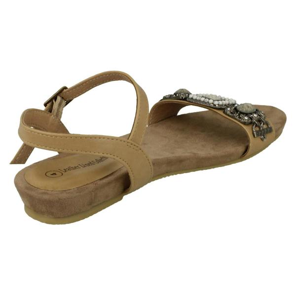 Leather Collection Ladies Leather Collection Flat Mule Sandals