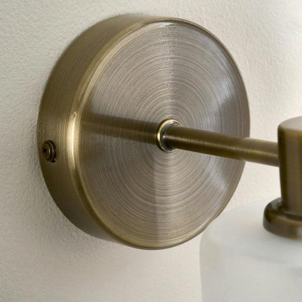 Pagazzi Lighting Kingsholm Antique Brass Wall Light
