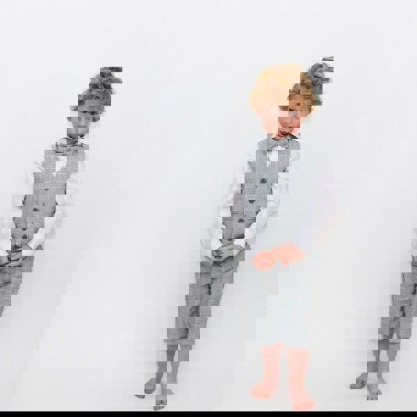 boys wearing shorts suit