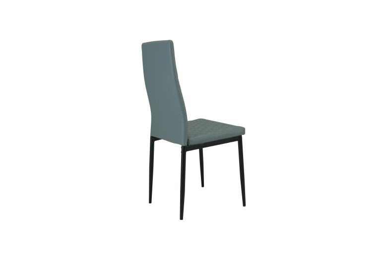 Outdoor Living New York Dining Table with 4 Emily Leather Chairs