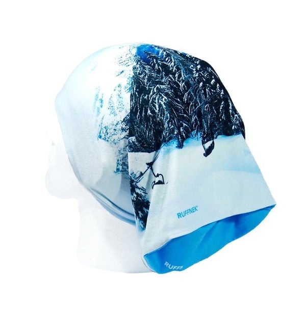 RUFFNEK® Alpine Pro Zero Neckwarmer – reversible design for skiing, snowboarding, and winter adventures. Lightweight and warm for outdoor activities.