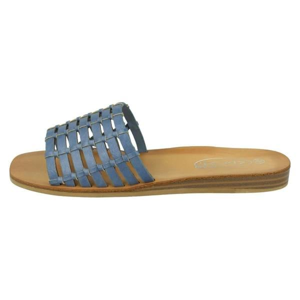 Spot On Ladies Spot On Weave Vamp Mules F00336