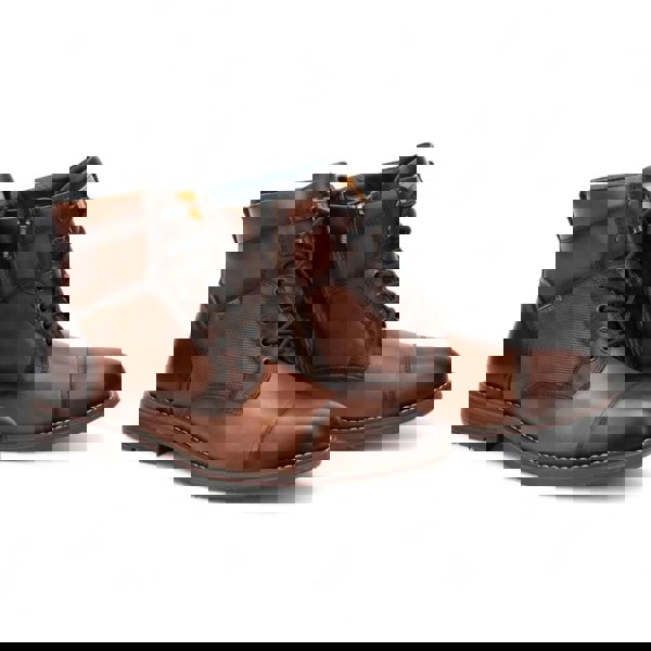 Pikolinos York - Men's Cuero Brown Lace Up Leather Ankle Boots