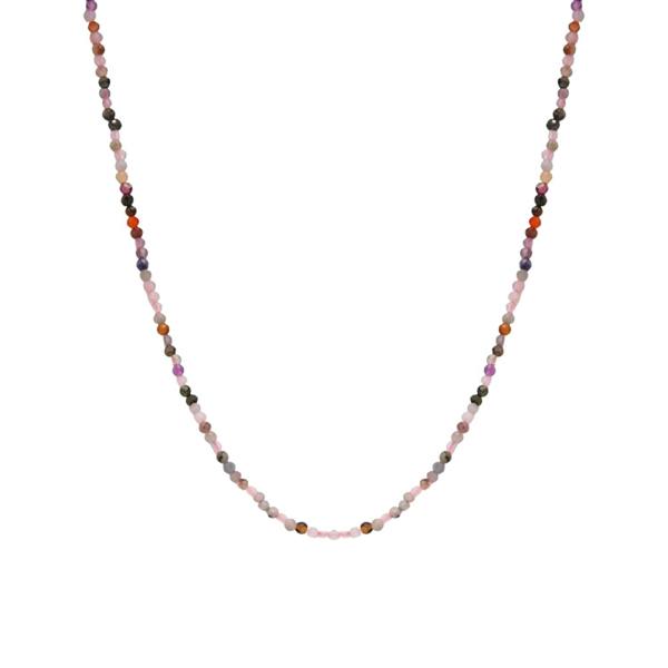 Spero London Fine Multicolor Tourmaline Sterling Silver Necklace