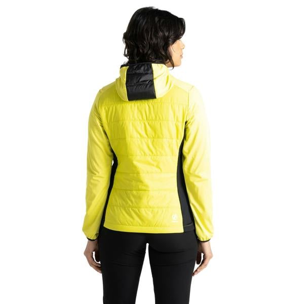 Dare 2B Womens/Ladies Ascending Hybrid Jacket - Yellow Plum/White - 
