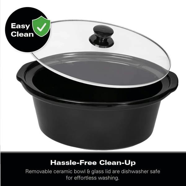 Hamilton Beach The Family Favourite 6.5L Slow Cooker - Silver