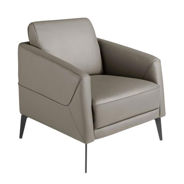 Angel Cerdá Dark Grey Leather Armchair 5134