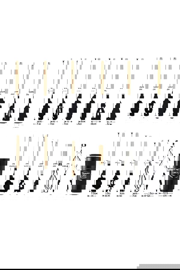 Living and Home 11-piece Silicone Kitchen Utensil Set for Nonstick Cookware Kitchenware Set