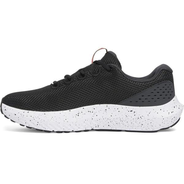 Under Armour Mens Under Armour Charged Surge 4 Running Trainers Black Red 3027000