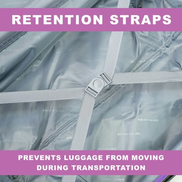 Pierre Cardin Soleil Hard Shell Suitcase Wheeled Luggage