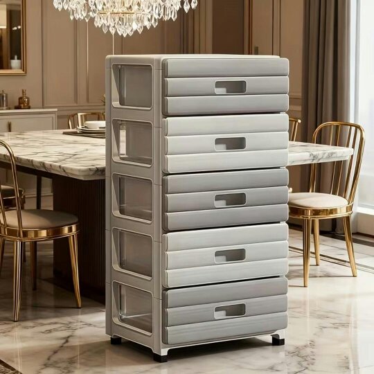 Havendro 5/6 Drawer Plastic Storage Organizer, for Clothes Books Bedroom, Easy Assemble
