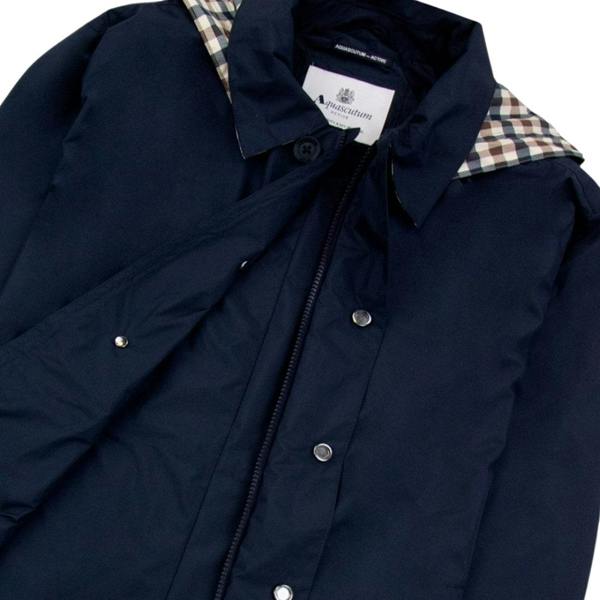 Aquascutum Active Active Packable Trench Navy Navy Blue Jacket S