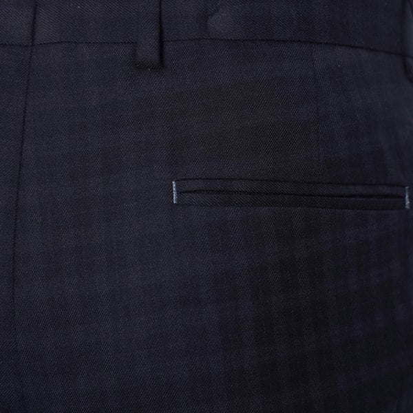 Harry Brown London Harry Brown Trousers in Navy Check