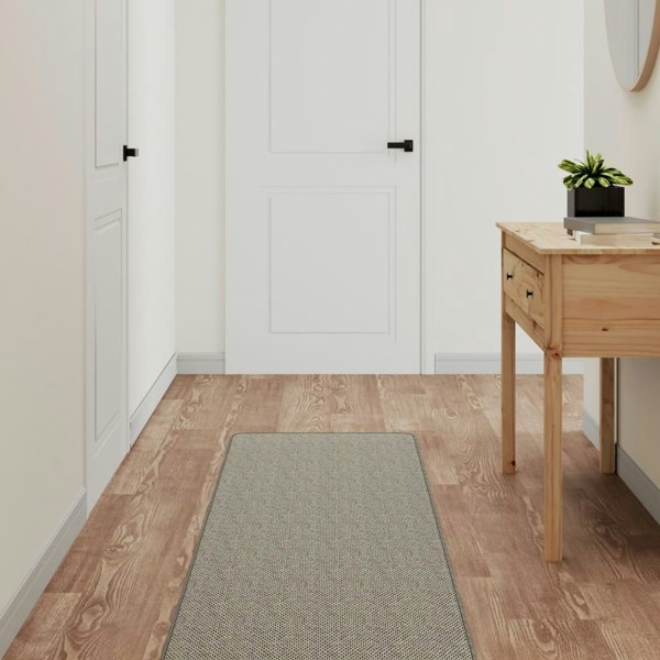 Berkfield Carpet Runner Sisal Look Taupe 50x300 cm