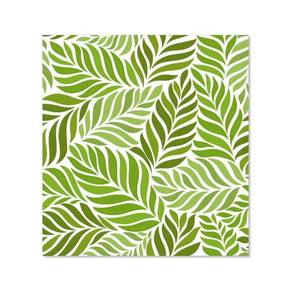 Warren Reed - Designer Green Leaf Pattern Kitchen Splashback