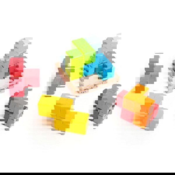 Bigjigs Toys Lock-a-Cube