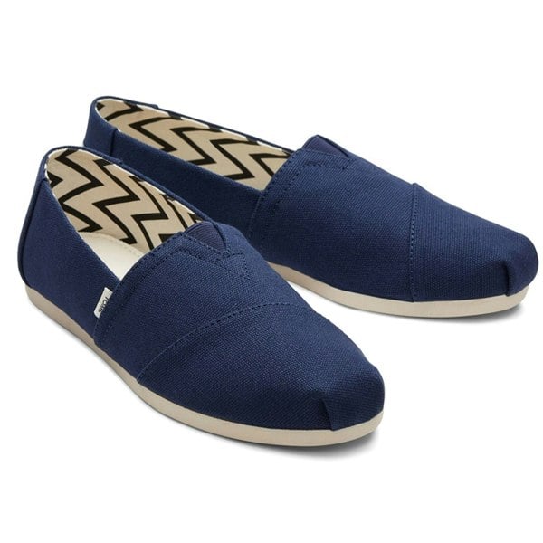 TOMS Alpargata Womens Shoes - Navy