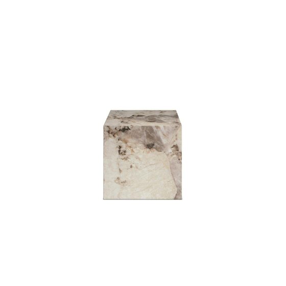 Wyld Haus Dingle Pandora Brown Marble Effect Side Table
