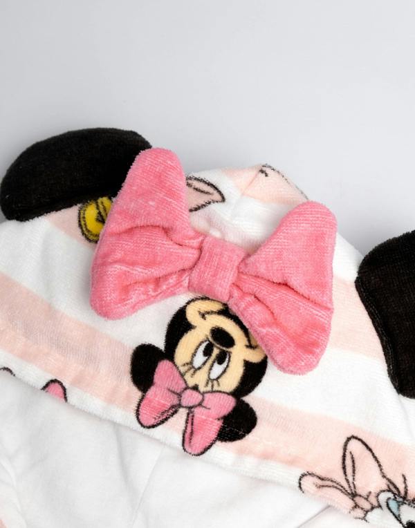 Vanilla Underground Disney Girls Pink Minnie And Daisy Poncho Towel (One Size)