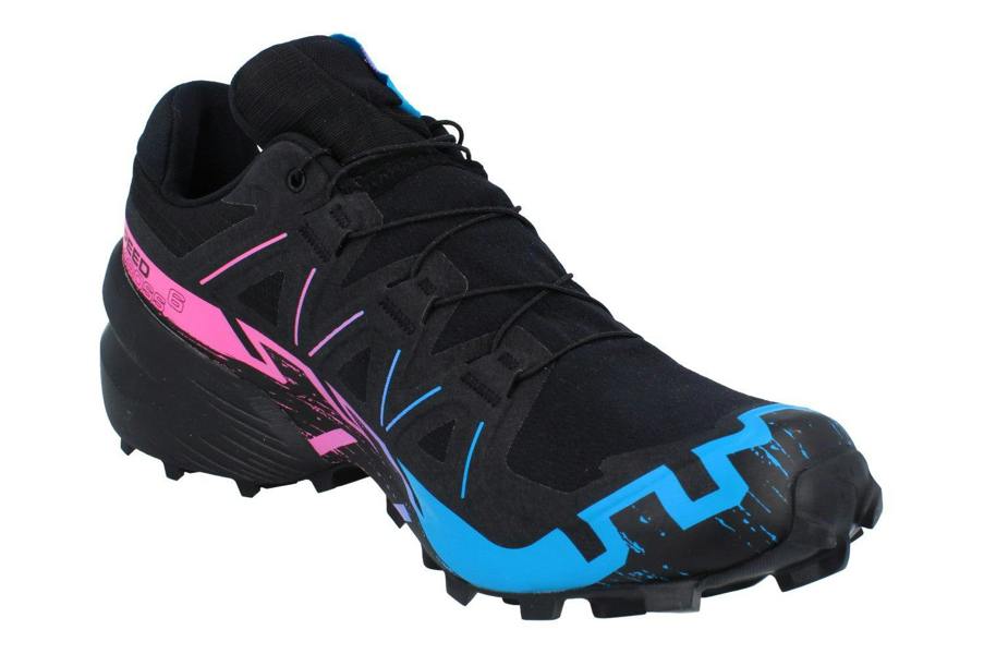 Salomon Speedcross 6 Gtx Black Magic Mens Trail Running Trainers 491724  491724 - Black Transcend Blue 491724 - Photo 3