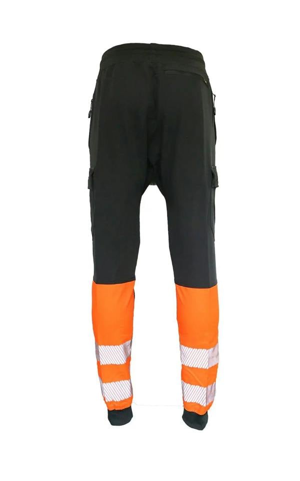 Slim Fit Stretch Hi-Vis Jogger With Knee Pad Pockets - Hi-Vis Trousers