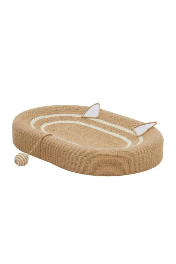 Living and Home Oval Cardboard Cat Scratching Board Pet Bed